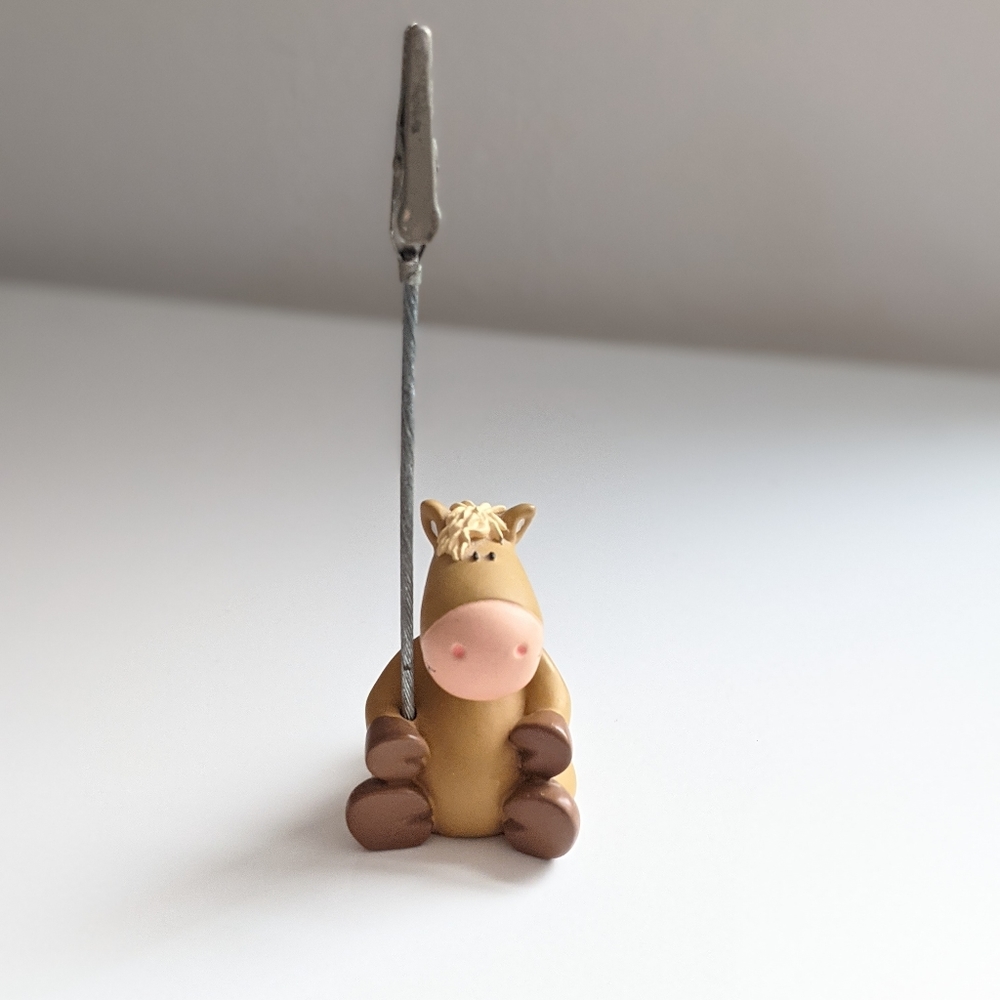 Cow picture holder